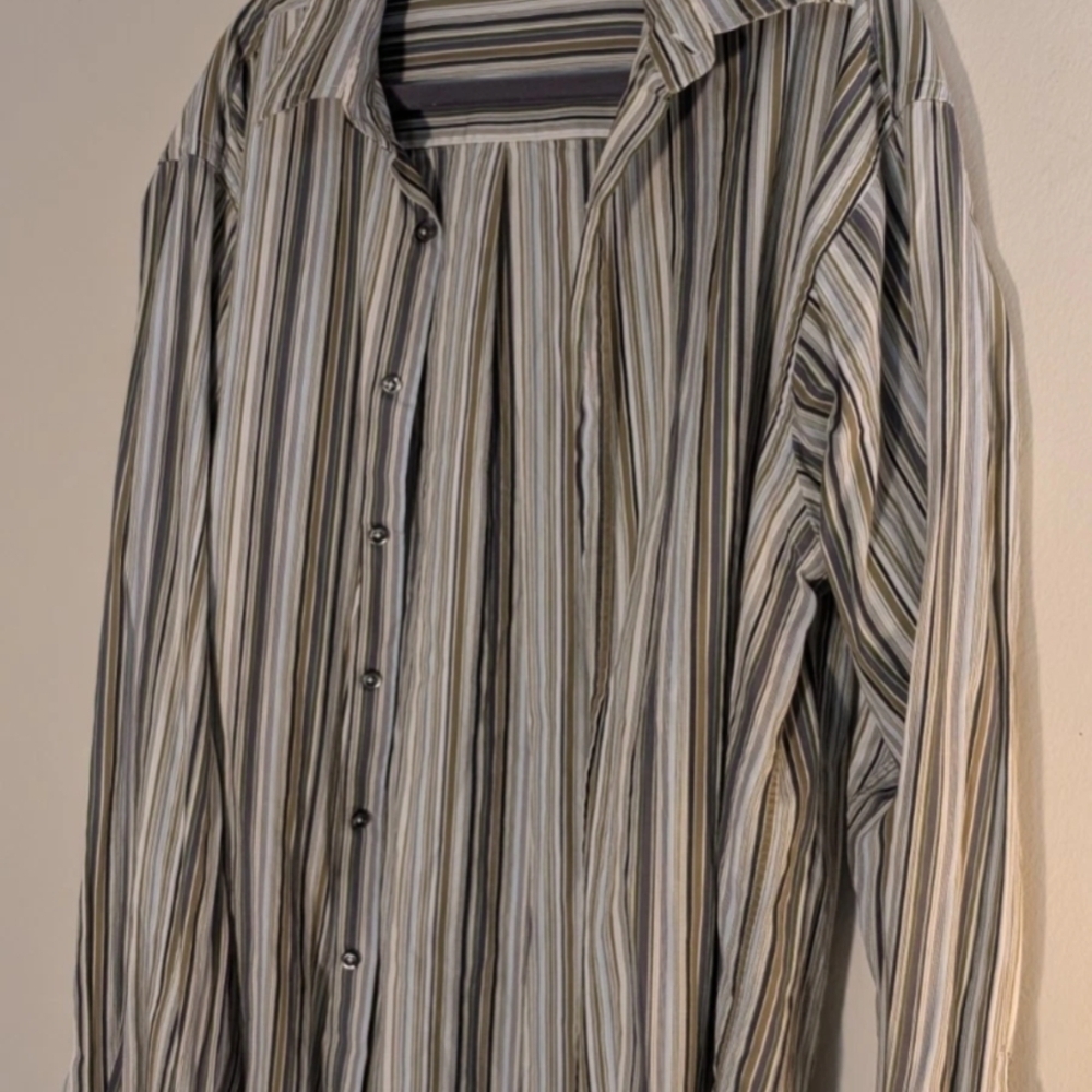 Saks 5th Ave Men's Striped Shirt